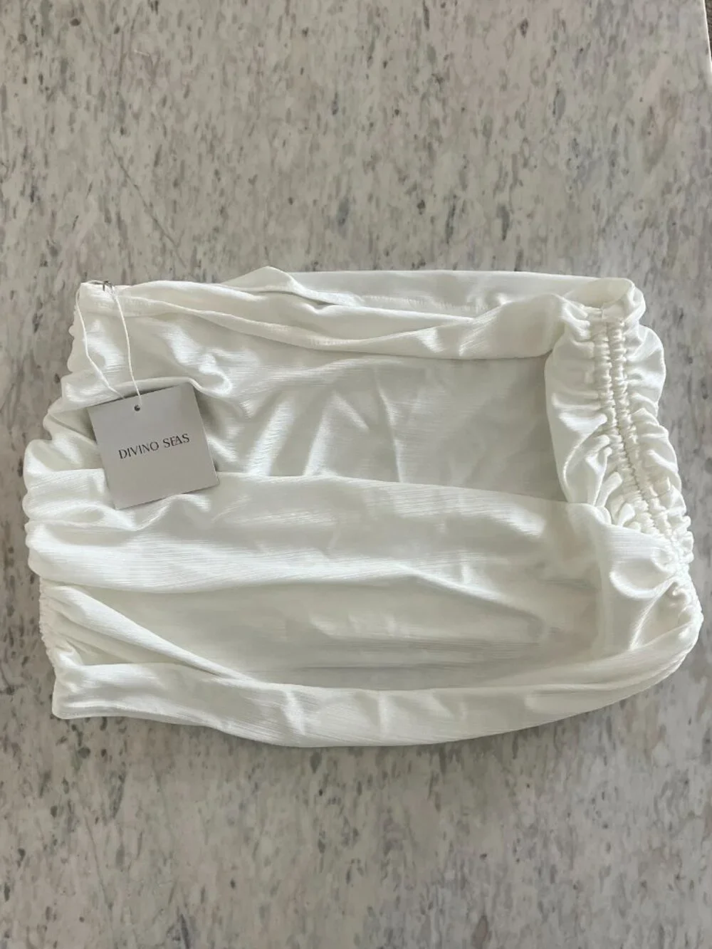 Divino Seas Cloud / Pearly White Skirt Cover Up - Picture 3 of 3